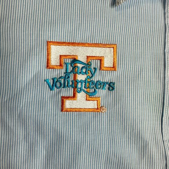 Vtg‎ Las Olas Shirt Womens Small Tennessee Lady Vols Blue White Striped Preppy - Picture 4 of 9
